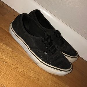 Black Sparkly Vans
